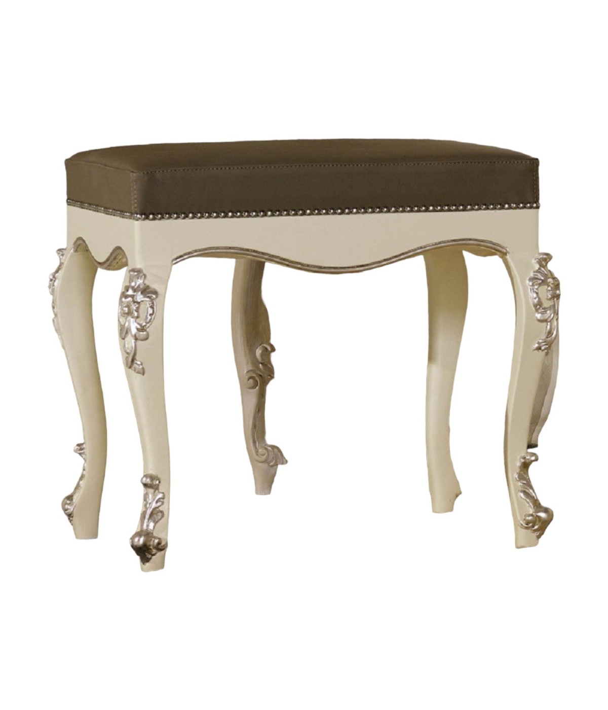 MOBILI 2G - PANCHETTA CLASSICA IN LEGNO LACCATO BIANCO L.60 P.50 H.54