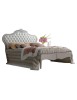 MOBILI 2G - LETTO MATRIMONIALE LEGNO CLASSICO TESTATA ECOPELLE L.201 P.215 H.151