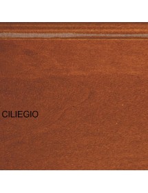 VETRINA LIBRERIA ARTE POVERA IN LEGNO TINTA NOCE 114x47x220