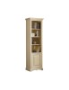 MOBILI 2G - LIBRERIA ARTE POVERA 3 RIPIANI IN LEGNO SHABBY AVORIO 68x47x220