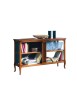 MOBILI 2G - LIBRERIA ETAGERE CLASSICA IN LEGNO FINITURA BASSANO L.135 P.40 H.80