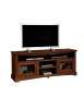 MOBILI 2G - MOBILE PORTA TV GOCCIA LEGNO NOCE ARTE POVERA 170x46x69 vista frontale