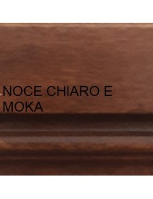 MOBILI 2G - MADIA CREDENZA IN LEGNO MASSELLO 3 PORTE 3 CASSETTI 130X50X90 vista frontale colore