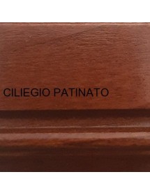 MOBILI 2G - MADIA CREDENZA CLASSICA IN LEGNO 2 PORTE 2 CASSETTI 88x47x91 vista colore