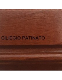 MOBILI 2G - MADIA CREDENZA 4 PORTE ARTE POVERA TINTA NOCE 205X42X94 vista colore