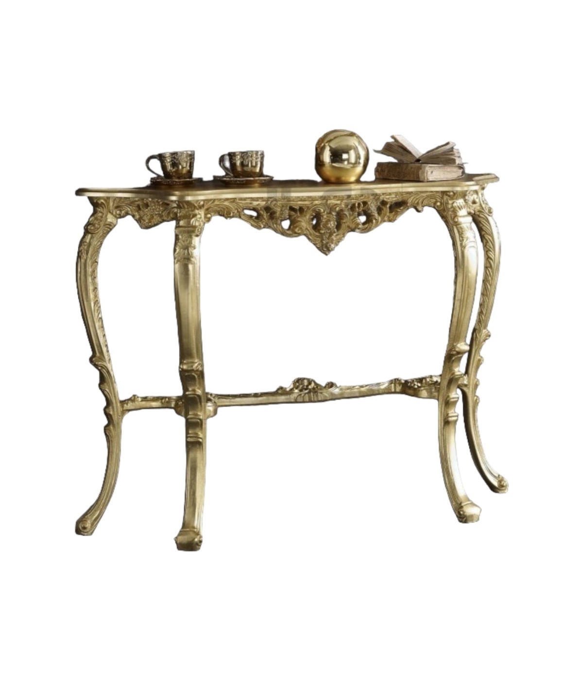 MOBILI 2G - CONSOLLE BAROCCA IN FOGLIA ORO MISURA  : L. 114 x H. 83 x P. 31