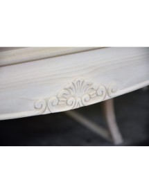 ARMADIO 2 PORTE CLASSICO IN LEGNO GREZZO L.132 P.59 H.202
