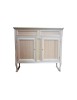 MOBILI 2G - MADIA CREDENZA CLASSICA 2 PORTE IN LEGNO GREZZO L.100 P.40 H.90