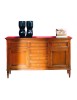 MOBILI 2G - MADIA CREDENZA IN LEGNO 2 PORTE FINITURA BASSANO L.142 P.41 H.85
