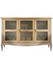MOBILI 2G - MADIA CREDENZA PROVENZALE IN LEGNO 3 PORTE L.141 P.47 H.90