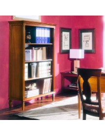 LIBRERIA CLASSICA 4 RIPIANI IN LEGNO GREZZO L.100 P.41 H.175