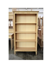 MOBILI 2G - LIBRERIA CLASSICA 4 RIPIANI IN LEGNO GREZZO L.100 P.41 H.175