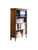 MOBILI 2G - LIBRERIA CLASSICA CON RIPIANI IN LEGNO FINITURA BASSANO L.100 P.41 H.175