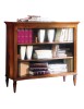 MOBILI 2G - LIBRERIA CLASSICA IN LEGNO 3 VANI FINITURA BASSANO L.110 P.41 H.100H