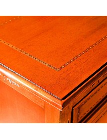 PORTA TV CLASSICO 2 CASSETTI 1 RIBALTA IN LEGNO GREZZO  L.100 P.51 H.75