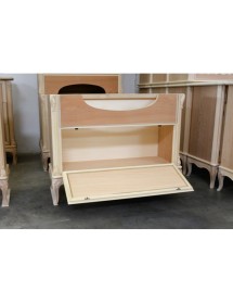 MOBILE BAGNO PROVENZALE IN LEGNO GREZZO L.111 P.61 H.85
