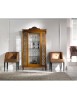 MOBILI 2G - VETRINA CLASSICA IN LEGNO 1 PORTA FINITURA BASSANO L.111 P.44 H.192