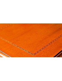 VETRINA CLASSICA 1 PORTA 1 CASSETTO IN LEGNO GREZZO L.75 P.43 H.135