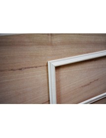 PORTA TELEFONO IN LEGNO 2 CASSETTI CON RIBALTA BASSANO L.70 P.38 H.80