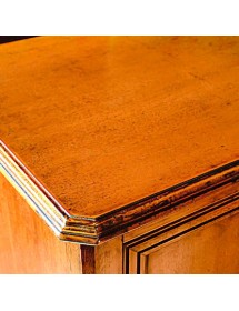 COMODINO CLASSICO 3 CASSETTI IN LEGNO GREZZO L.55 P.36 H.70