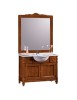 MOBILI 2G - MOBILE BAGNO 108 CM IN LEGNO LAVABO 2 CASSETTI 2 PORTE E SPECCHIO