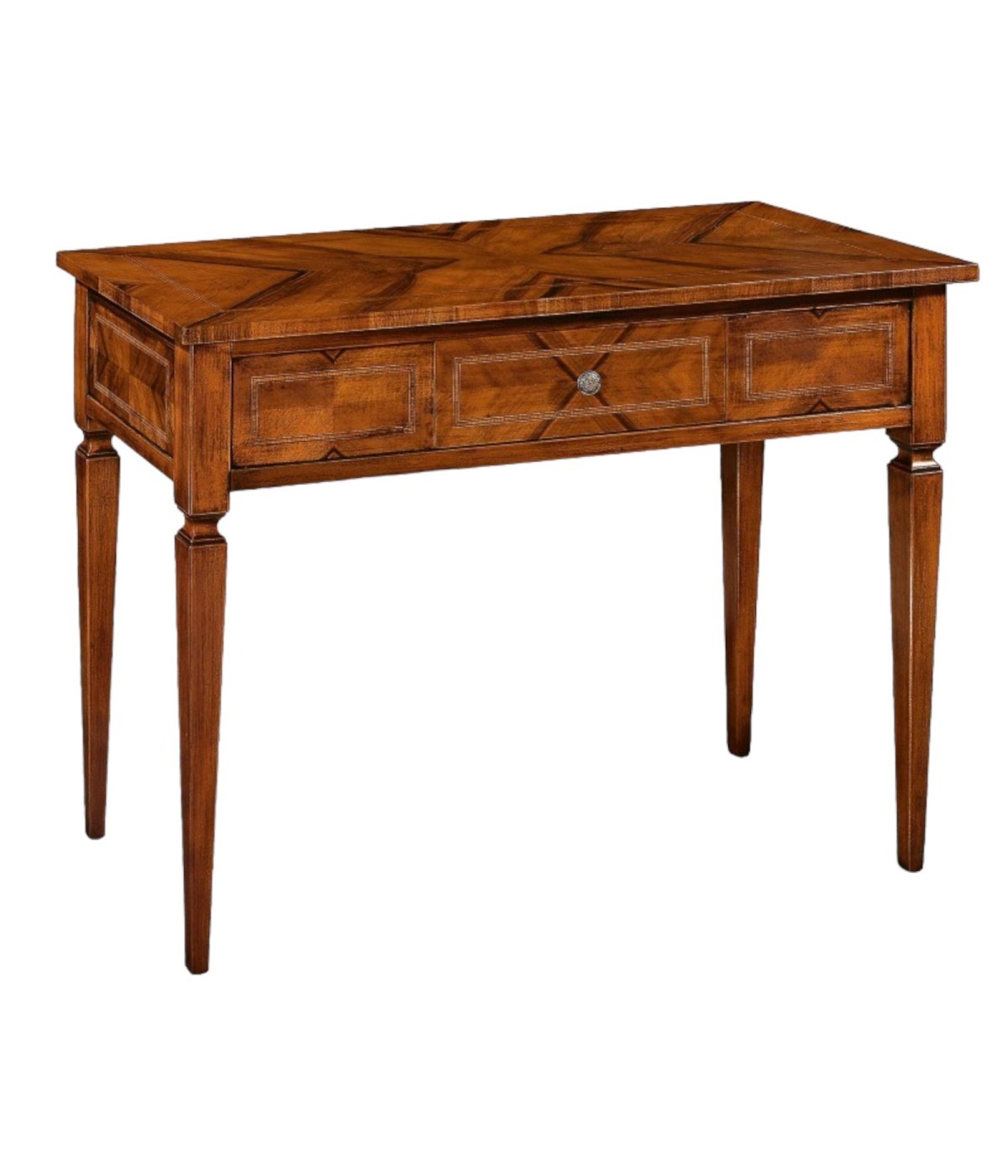 MOBILI 2G - CONSOLLE IN LEGNO INTARSIATA 1 CASSETTO MISURE L.103 P.44 H.80