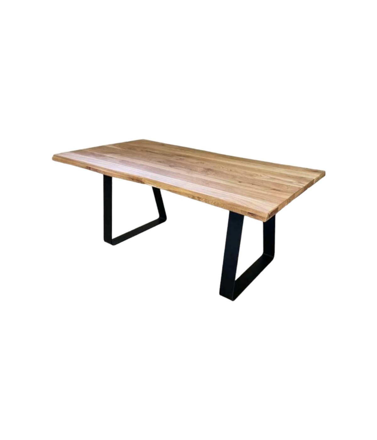 MOBILI 2G - TAVOLO LEGNO MASSELLO NODO APERTO 250x100 SP. 4 cm  FISSO