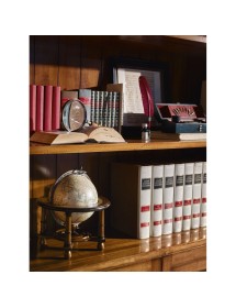 LIBRERIA CLASSICA 2 PORTE IN LEGNO VARI COLORI 139X42X205