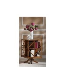 LIBRERIA CLASSICA GIREVOLE IN LEGNO BASSANO 54X54X81