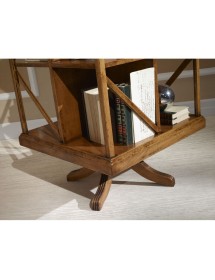 LIBRERIA CLASSICA GIREVOLE IN LEGNO BASSANO 54X54X81