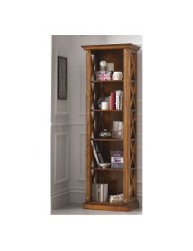 LIBRERIA CLASSICA 5 RIPIANI IN LEGNO BASSANO 62X40X191