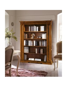 LIBRERIA CLASSICA 5 RIPIANI IN LEGNO BASSANO 160X43X206