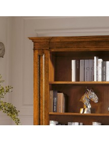 LIBRERIA CLASSICA 5 RIPIANI IN LEGNO BASSANO 160X43X206