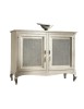 MOBILI 2G - CREDENZA 2 PORTE CLASSICA PAGLIA DI VIENNA SHABBY 145X49x113
