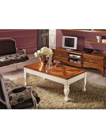 MOBILI 2G - TAVOLINO PIANO RIALZABILE LEGNO SHABBY 130X70x48