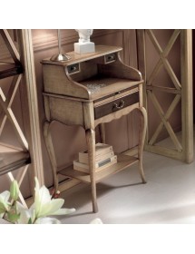 MOBILI 2G - PORTA TELEFONO CLASSICO IN LEGNO SHABBY 52X36x85