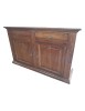 MOBILI 2G - CREDENZONE CLASSICO LEGNO 2 PORTE FINITURA BASSANO 177x48x110H VISTA LATERALE