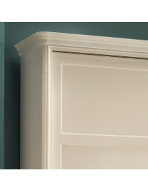 ARMADIO SHABBY 2 ANTE SCORREVOLI IN LEGNO MASSELLO VARI COLORI L.280 P.65 H.250