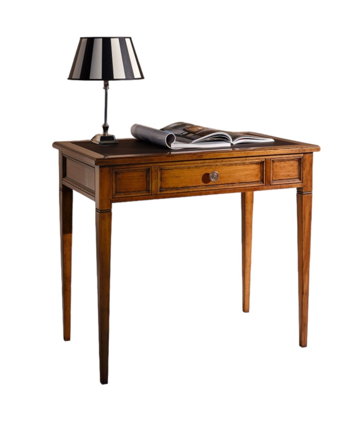 MOBILI 2G - SCRIVANIA CLASSICA 1 CASSETTO 1 TIRETTO LEGNO BASSANO 90X53x80