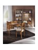 MOBILI 2G - SCRIVANIA CLASSICA 3 CASSETTI ALZATA PORTA LETTERE LEGNO 106X58x99