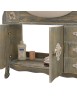 MOBILI 2G - MOBILE BAGNO COMPLETO LEGNO ROVERE SHABBY H190 L108 P35/50 VISTA APERTURA CASSETTI