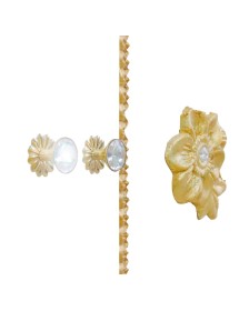 MOBILI 2G - MOBILE BAGNO DOPPIA VASCA LEGNO BAROCCO SHABBY ORO L.180 P.61 VISTA POMOLI