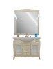 MOBILI 2G - MOBILE BAGNO LEGNO BAROCCO CRACKLE ORO L.105 P.50 VISTA FRONTALE