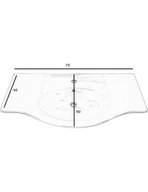 MOBILI 2G - MOBILE BAGNO LEGNO BAROCCO DECAPE' AVORIO ORO L.75 P.50 SCHEMA LAVABO