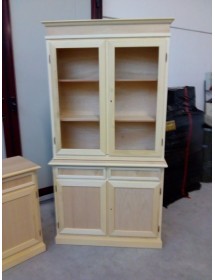 MOBILI 2G - Cristalliera in legno 2 Ante Arte Povera L.105 P.42 H.205