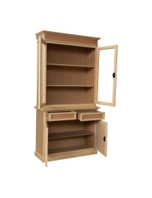 MOBILI 2G - Cristalliera in legno 2 Ante Arte Povera L.105 P.42 H.205