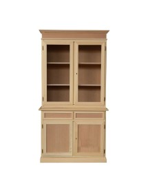 MOBILI 2G - Cristalliera in legno 2 Ante Arte Povera L.105 P.42 H.205