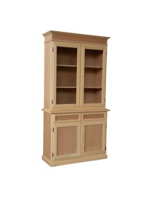 MOBILI 2G - Cristalliera in legno 2 Ante Arte Povera L.105 P.42 H.205