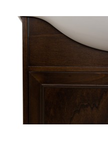 MOBILE BAGNO CLASSICO LEGNO TINTA NOCE L.65X50 L.75X50