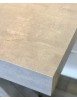 MOBILI 2G - TAVOLO RETTANGOLARE A CROCE ALLUNGABILE IN FINITURA BETON NOBILITATO L.180 P.100 H.76 VISTA FINITURA